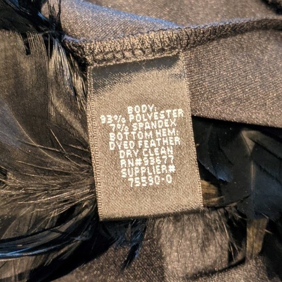 Nicole by Nicole Miller Dress_X-Large w/Feathers - Picture 6 of 7